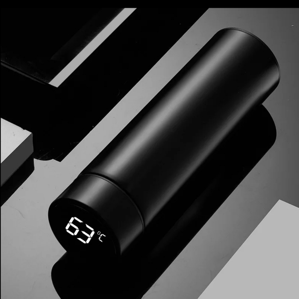 Black Intelligent Travel Coffee Insulated Holder.